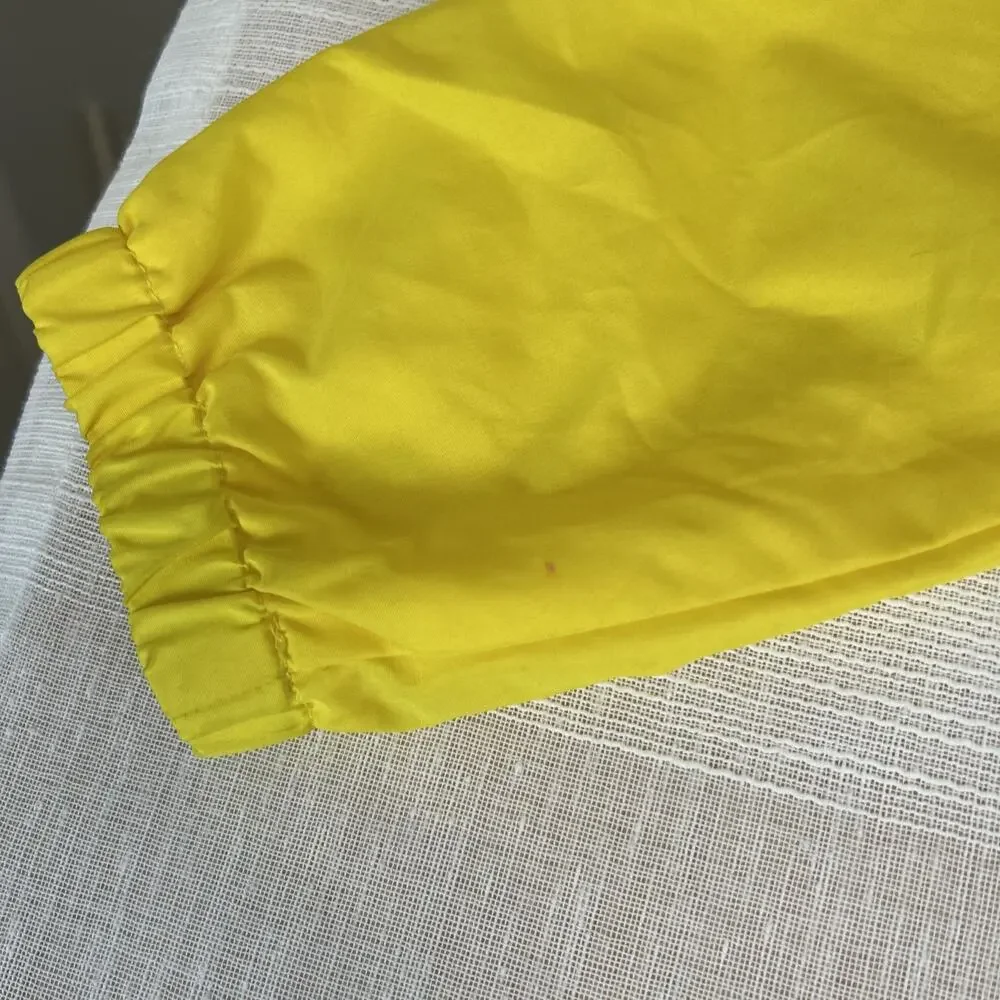 Tommy Hilfiger Hooded Youth Jacket Large 16-18 Yellow Windbreaker Kids‎ L